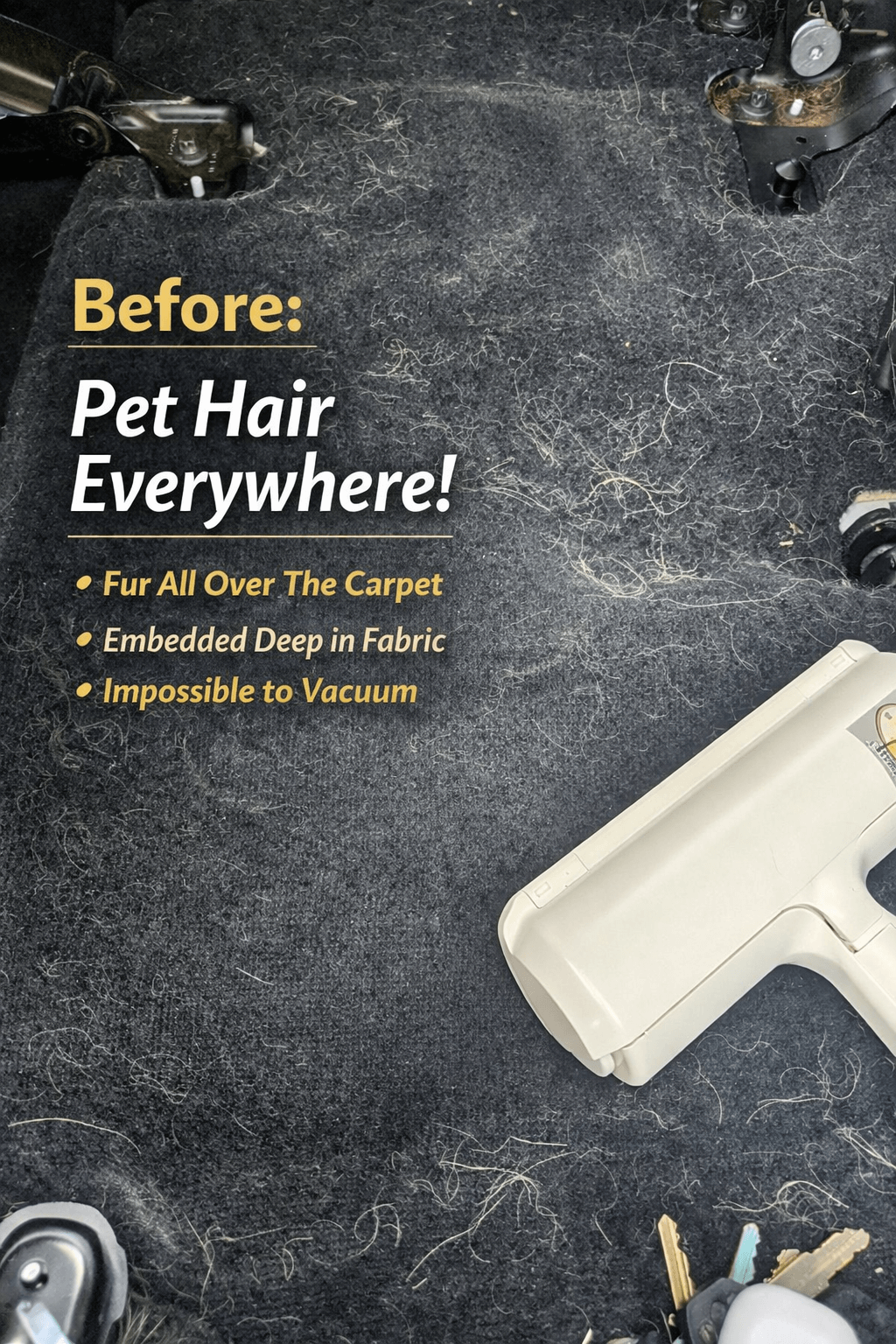 PawTidy™ FurLift Roller — Reusable Pet Hair Removal for Furniture & Clothing